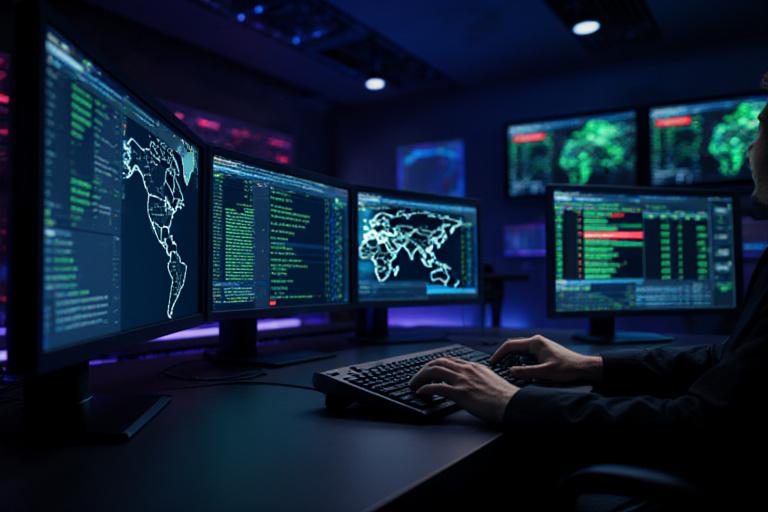 Real-time threat monitoring center